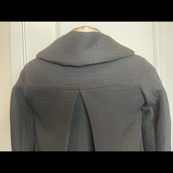 Kensie Black snap button front jacket size 4 - Picture 6 of 10